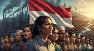 Ilustrasi Kemerdekaan Indonesia (Gemini AI)