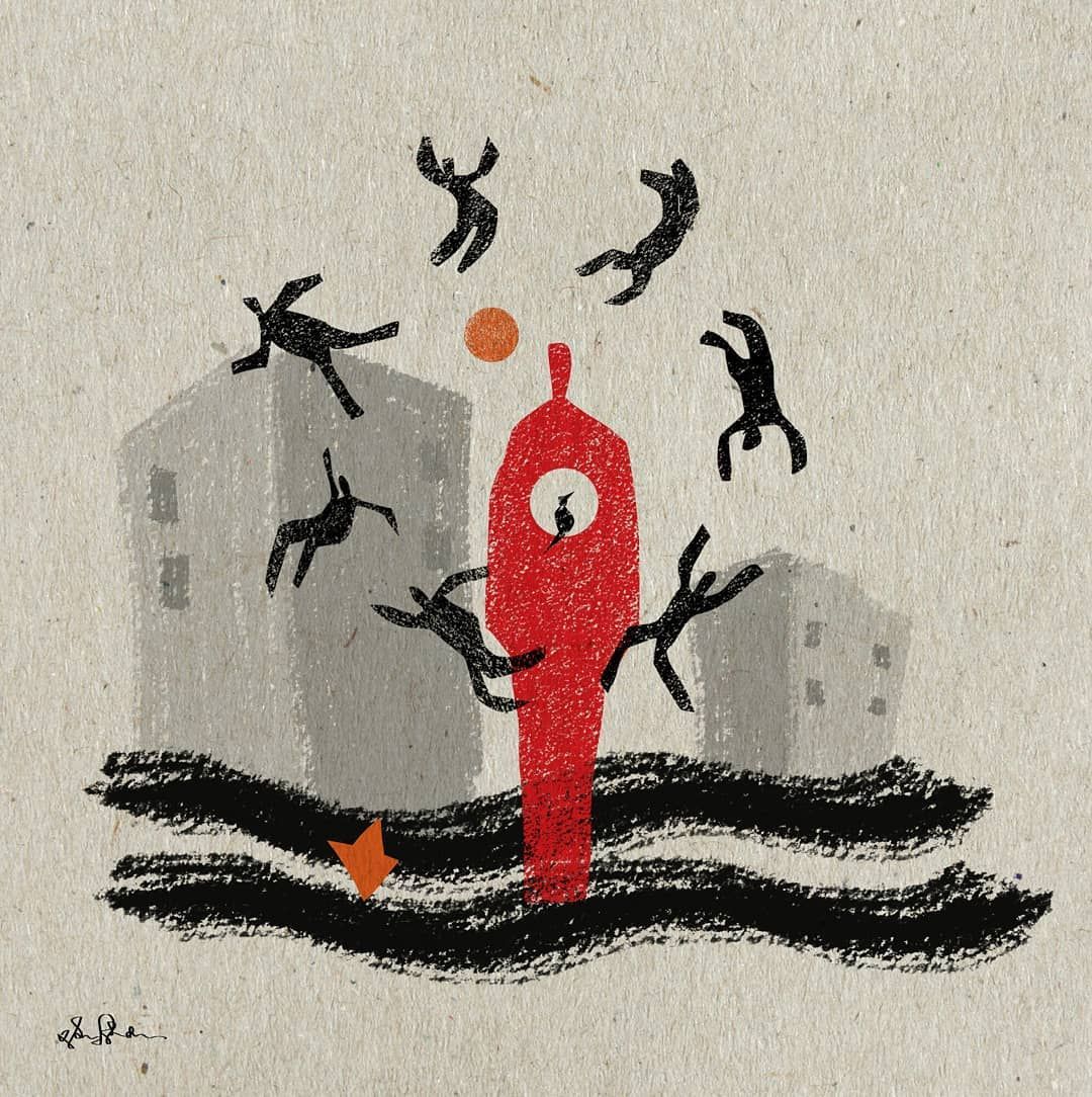 Ilustrasi Kalbu Yang Tak Terbakar dan Puisi Lainnya